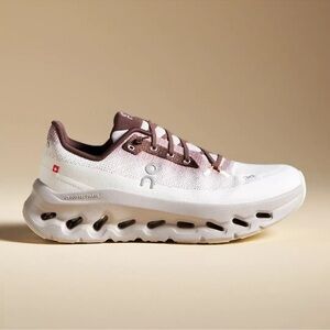 On Running Women's Cream and Brown Sneakers